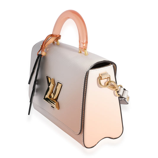 Louis Vuitton Louis Vuitton Pink Gradient Epi Twist MM Top Handle Bag
