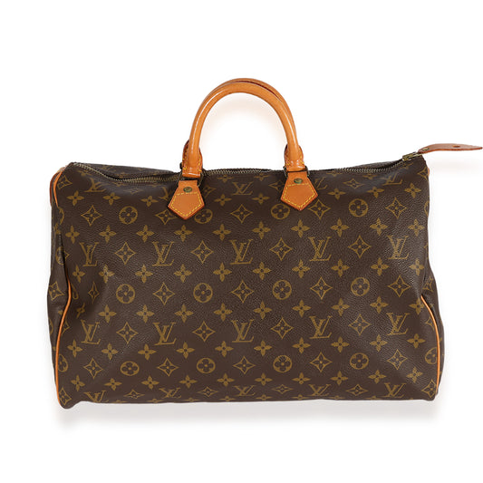 Louis Vuitton Louis Vuitton Vintage Monogram Canvas Speedy 40