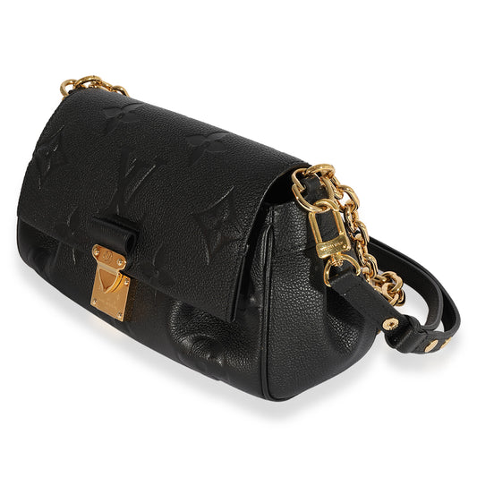 Louis Vuitton Black Monogram Empreinte Giant Favorite NM