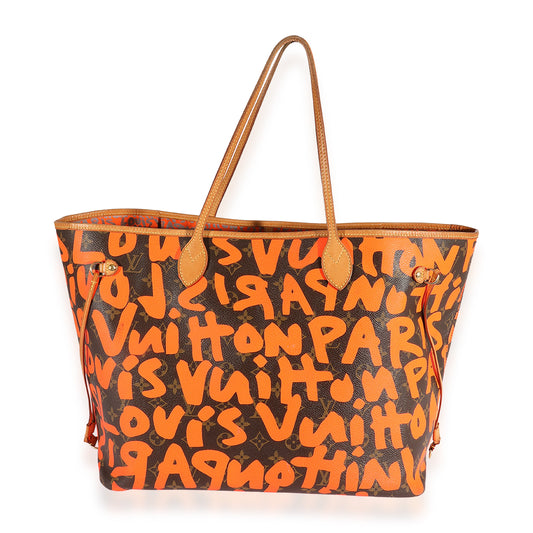 Louis Vuitton Louis Vuitton x Stephen Sprouse Orange Graffiti Monogram Canvas Neverfull GM
