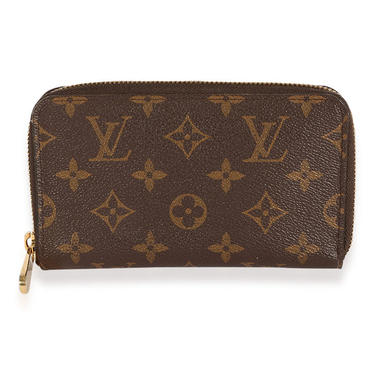 Louis Vuitton Monogram Canvas Zippy Compact Wallet