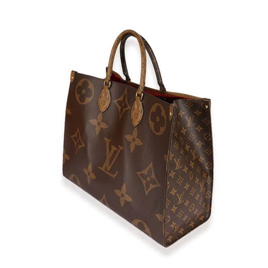 Louis Vuitton Monogram & Monogram Reverse Canvas Onthego GM