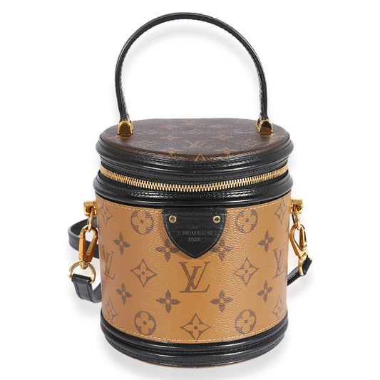 Louis Vuitton Louis Vuitton Monogram Reverse Canvas & Black Calfskin Cannes