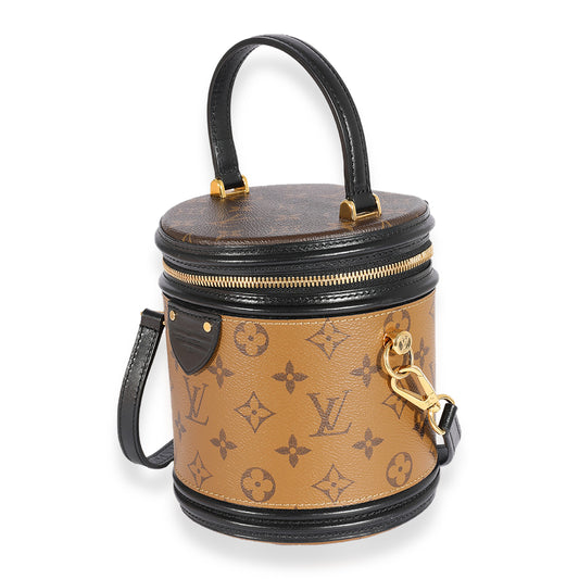 Louis Vuitton Louis Vuitton Monogram Reverse Canvas & Black Calfskin Cannes