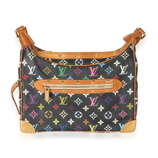 Louis Vuitton Louis Vuitton x Takashi Murakami Black Monogram Multicolore Boulogne