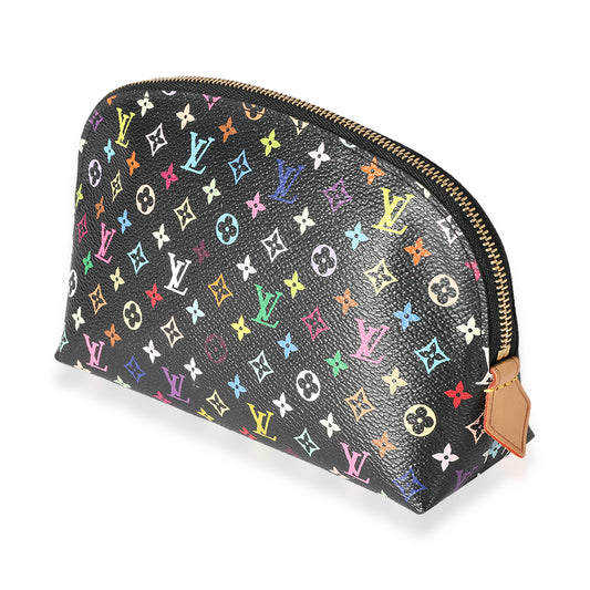 Louis Vuitton Louis Vuitton x Takashi Murakami Black Monogram Multicolore Cosmetic Pouch