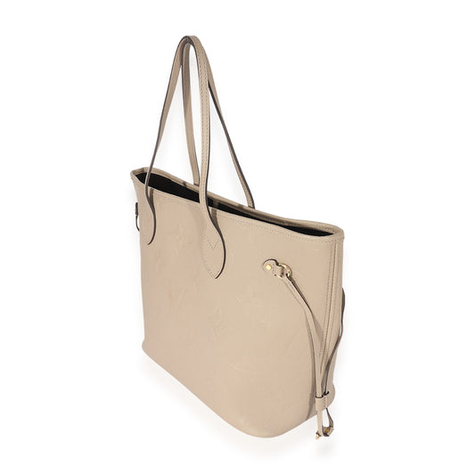Louis Vuitton Louis Vuitton Tourterelle Monogram Empreinte Giant Neverfull MM