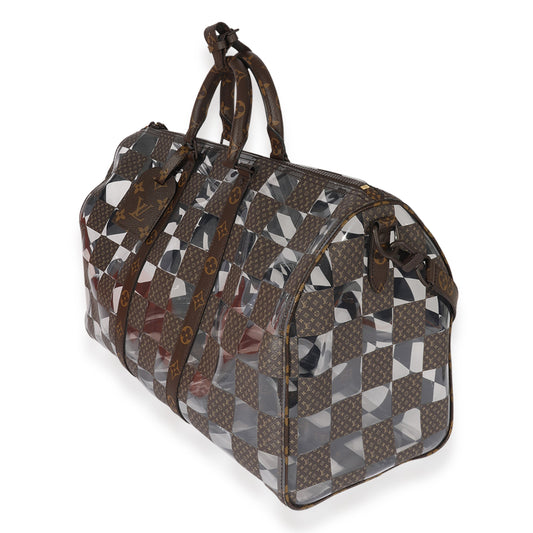 Louis Vuitton Monogram Chess Keepall Bandouliere 50