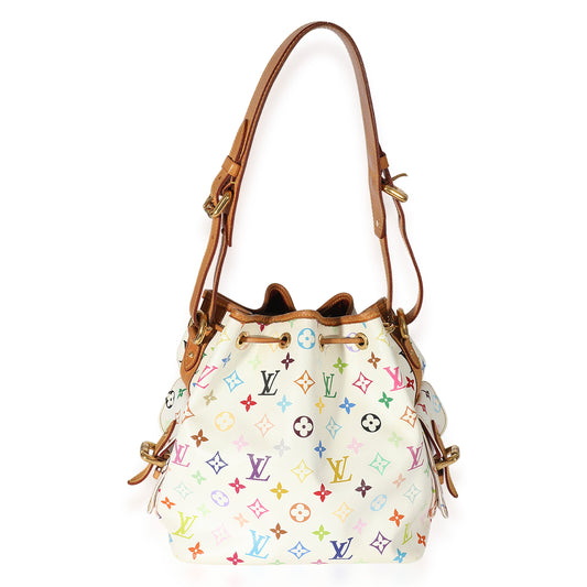 Louis Vuitton Louis Vuitton x Takashi Murakami White Monogram Multicolore Noé