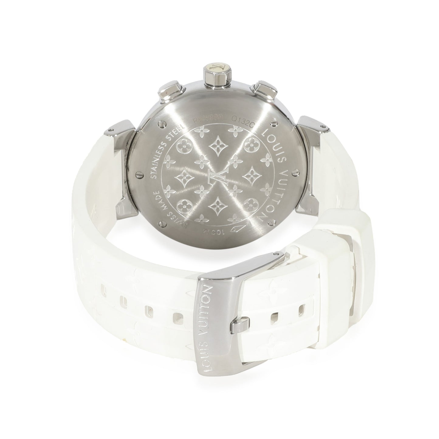 Louis Vuitton Louis Vuitton Tambour Q132C Womens Watch in  Stainless Steel