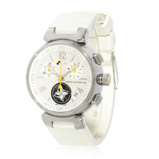 Louis Vuitton Louis Vuitton Tambour Q132C Womens Watch in  Stainless Steel