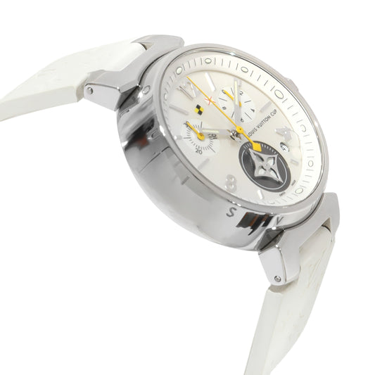 Louis Vuitton Louis Vuitton Tambour Q132C Womens Watch in  Stainless Steel