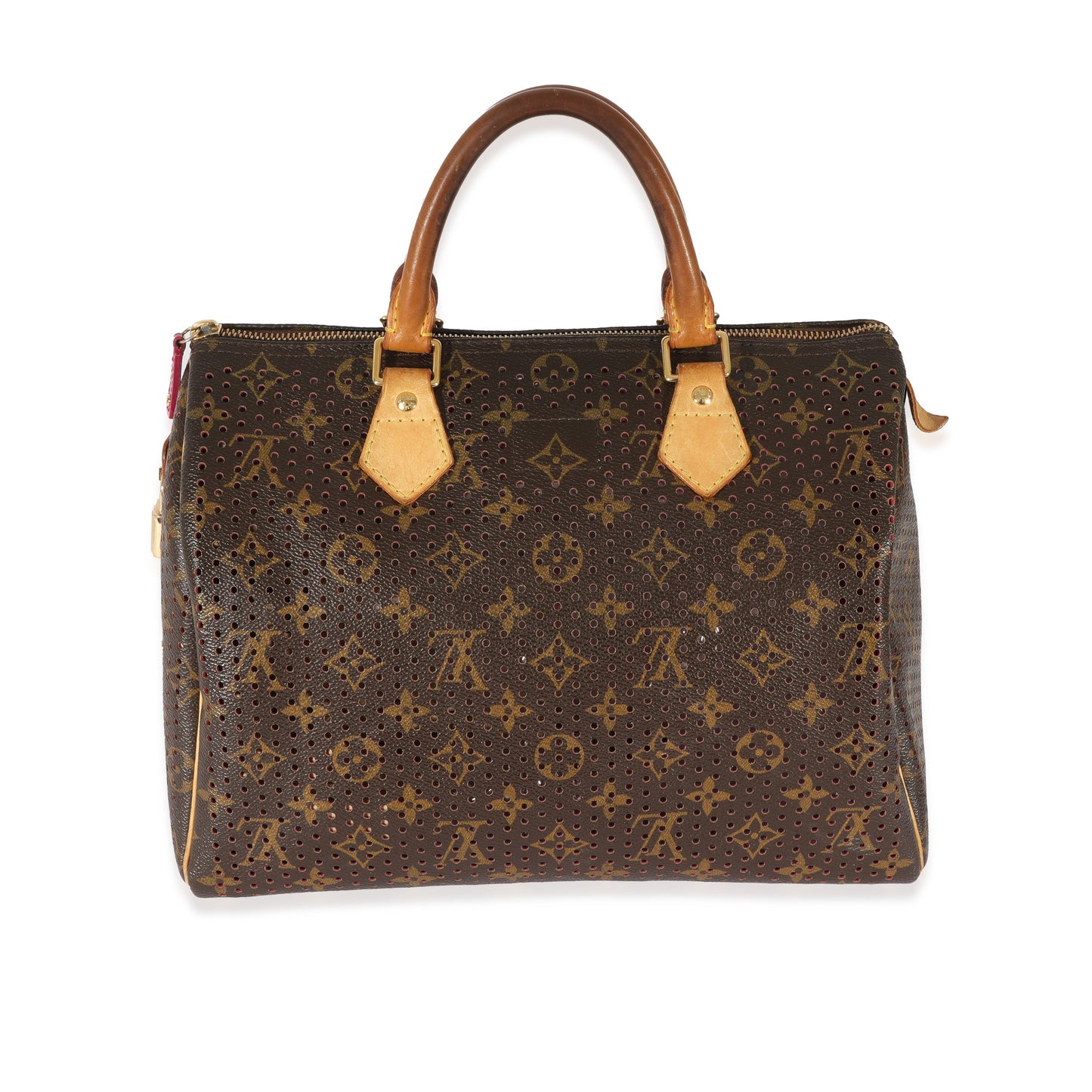 Louis Vuitton Louis Vuitton Perforated Fuchsia Monogram Canvas Speedy 30