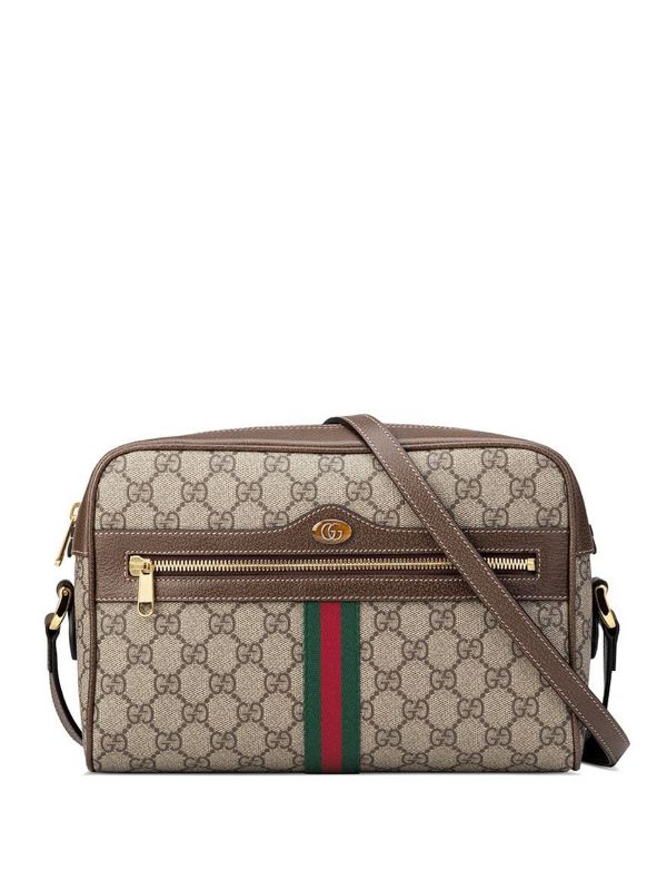 GUCCI OPHIDIA GG SUPREME SHOULDER BAG