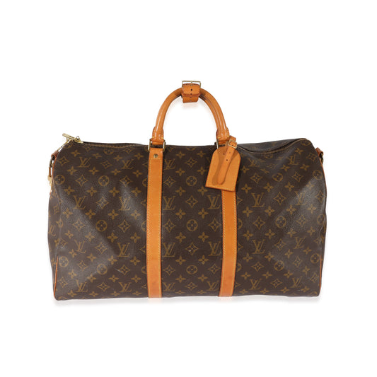 Louis Vuitton Louis Vuitton Vintage Monogram Canvas Keepall Bandoulière 50