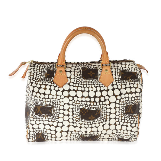 Louis Vuitton Louis Vuitton x Yayoi Kusama White Infinity Dots Monogram Canvas Speedy 30