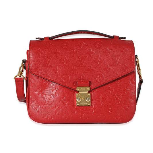 Louis Vuitton Louis Vuitton Scarlet Empreinte Pochette Metis