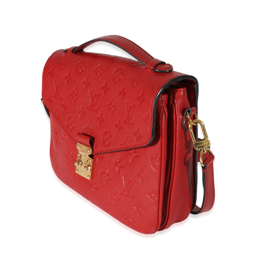 Louis Vuitton Louis Vuitton Scarlet Empreinte Pochette Metis