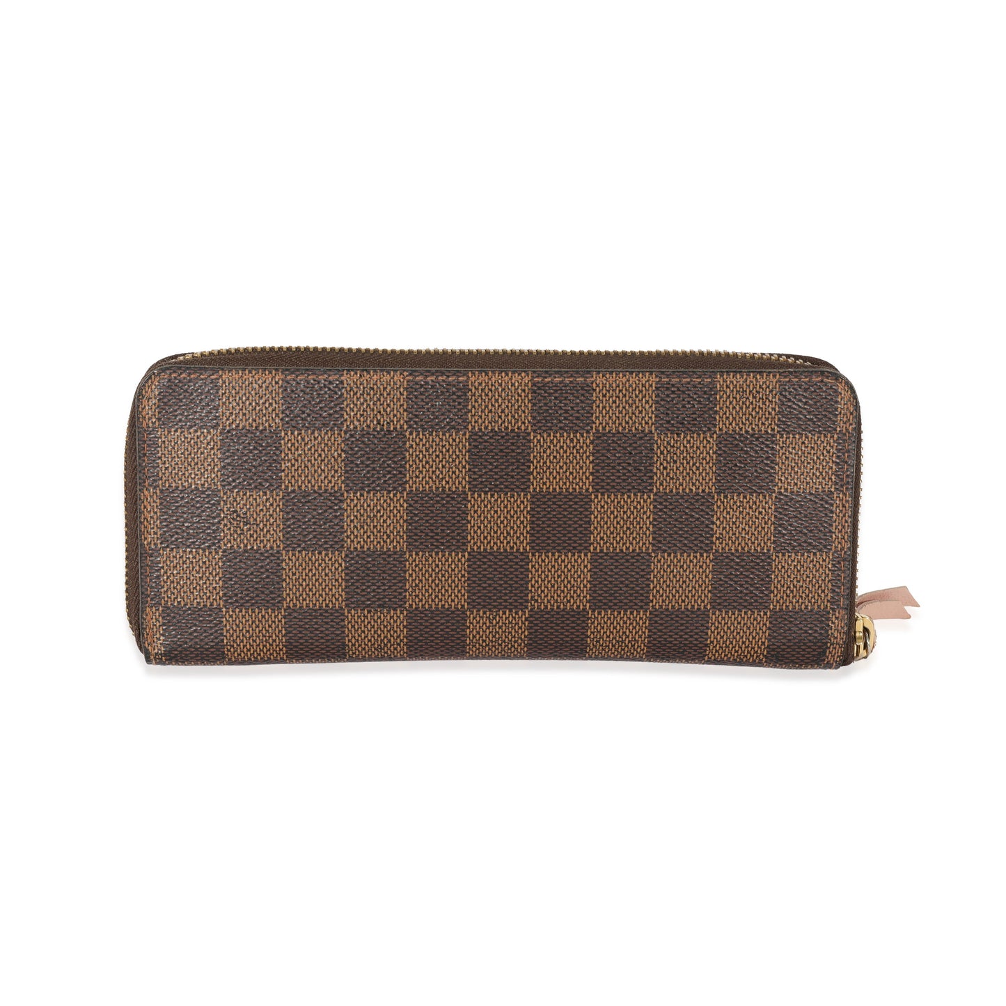 Louis Vuitton Louis Vuitton Damier Ebene Coated Canvas Clemence Wallet