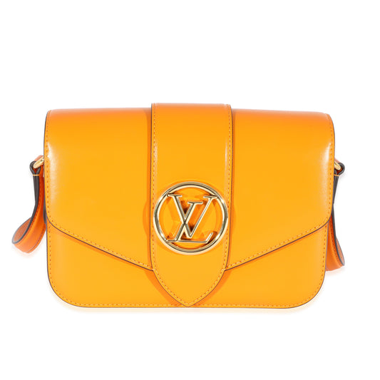 Louis Vuitton Louis Vuitton Summer Gold Leather Pont 9