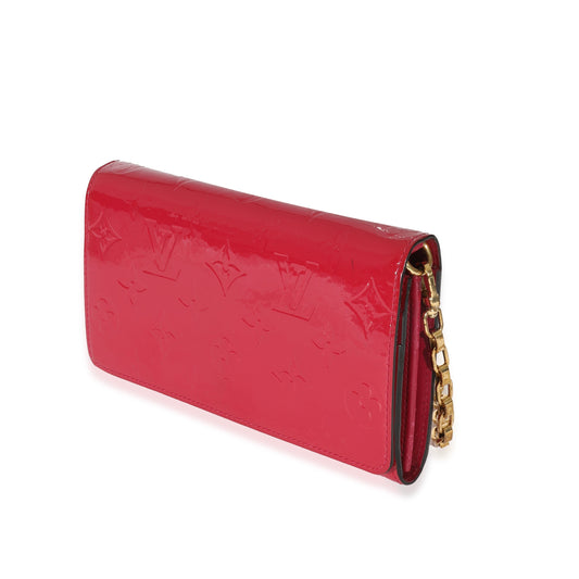 Louis Vuitton Louis Vuitton Pink Vernis Sarah Chain Clutch