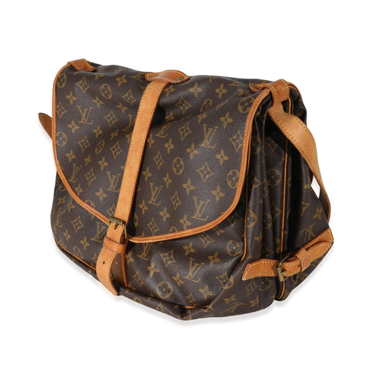Louis Vuitton Louis Vuitton Vintage Monogram Canvas Saumur 35