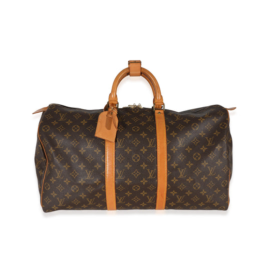 Louis Vuitton Louis Vuitton Vintage Monogram Canvas Keepall 50
