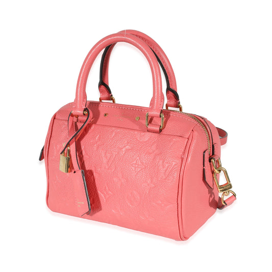 Louis Vuitton Louis Vuitton Pink Monogram Empreinte Speedy Bandoulière NM 20