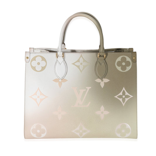 Louis Vuitton Louis Vuitton Sunset Kaki Monogram Giant Canvas OnTheGo MM