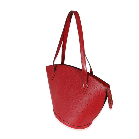 Louis Vuitton Castilian Red Epi Saint Jacques GM