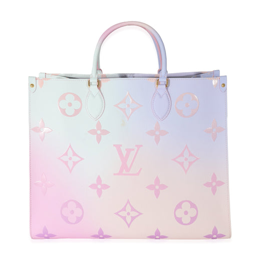 Louis Vuitton Louis Vuitton Sunrise Pastel Monogram Giant Canvas Spring in City OnTheGo GM
