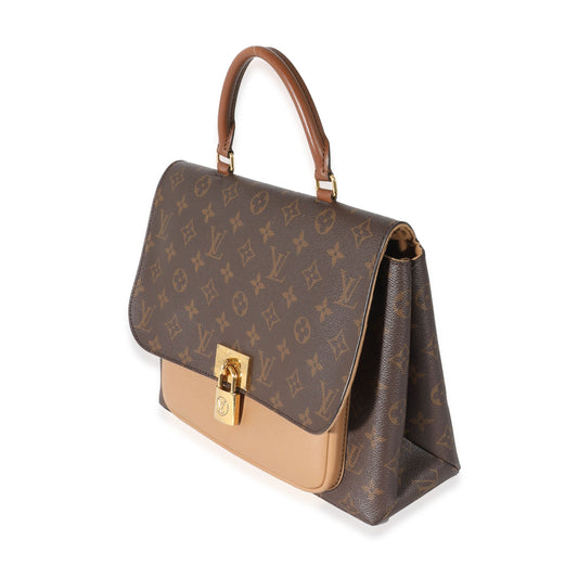 Louis Vuitton Louis Vuitton Sesame Leather Monogram Canvas Marignan Bag