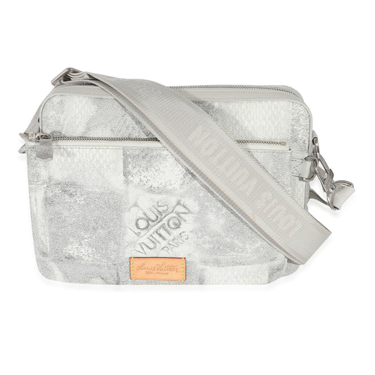 Louis Vuitton Louis Vuitton Stone Gray Damier Salt Canvas Trio Messenger