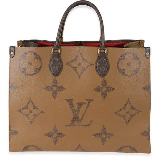 Louis Vuitton Louis Vuitton Reverse Monogram Canvas Onthego GM
