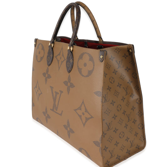 Louis Vuitton Louis Vuitton Reverse Monogram Canvas Onthego GM