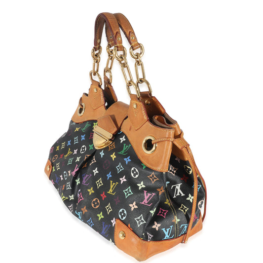 Louis Vuitton Louis Vuitton x Takashi Murakami Black Monogram Multicolore Canvas Ursula