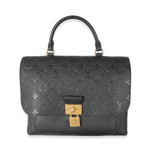 Louis Vuitton Black Monogram Empreinte Leather Marignan