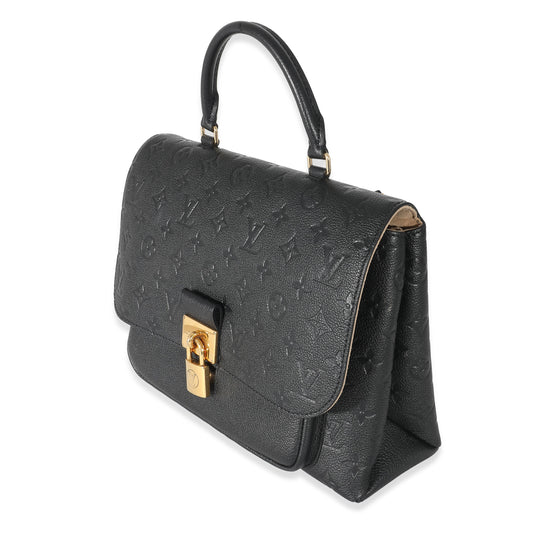 Louis Vuitton Black Monogram Empreinte Leather Marignan