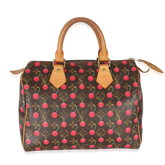 Louis Vuitton Louis Vuitton x Takashi Murakami Cerises Monogram Canvas Speedy 25