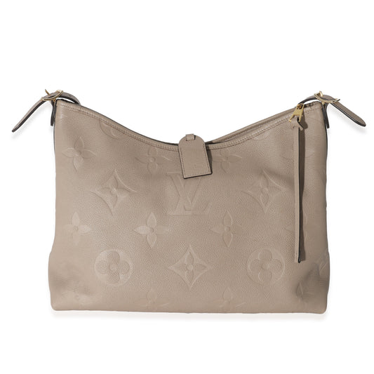 Louis Vuitton Louis Vuitton Turtledove Monogram Empreinte CarryAll MM