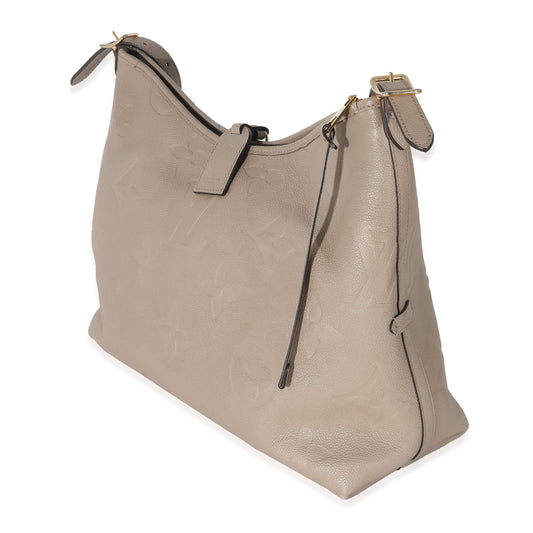 Louis Vuitton Louis Vuitton Turtledove Monogram Empreinte CarryAll MM
