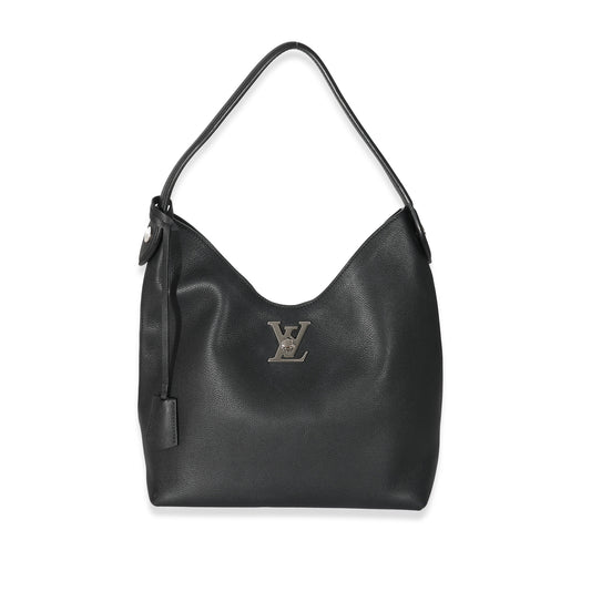 Louis Vuitton Black Calfskin Lockme Hobo