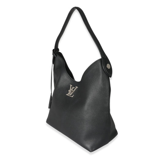 Louis Vuitton Black Calfskin Lockme Hobo