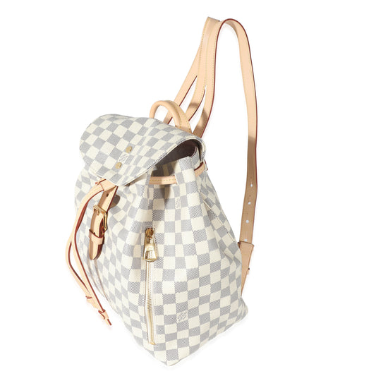 Louis Vuitton Louis Vuitton Damier Azur Canvas Sperone Backpack