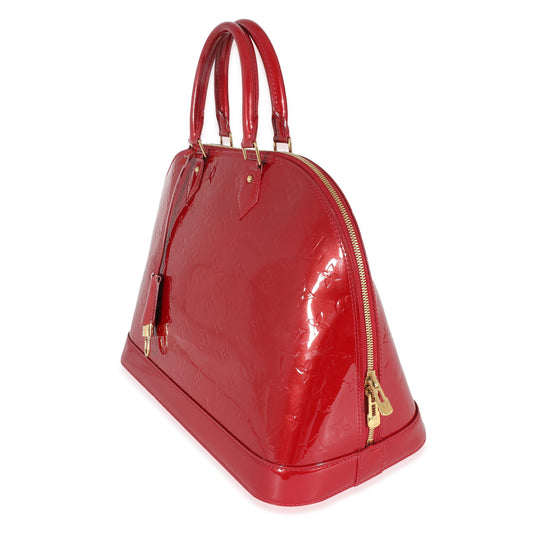 Louis Vuitton Louis Vuitton Pomme DAmour Vernis Alma GM