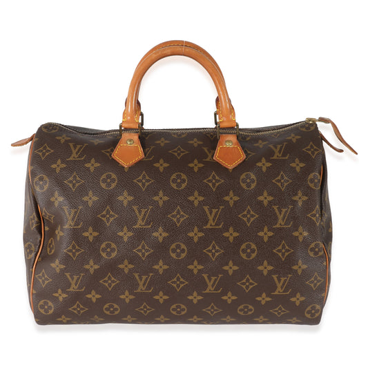 Louis Vuitton Louis Vuitton Monogram Canvas Speedy 35