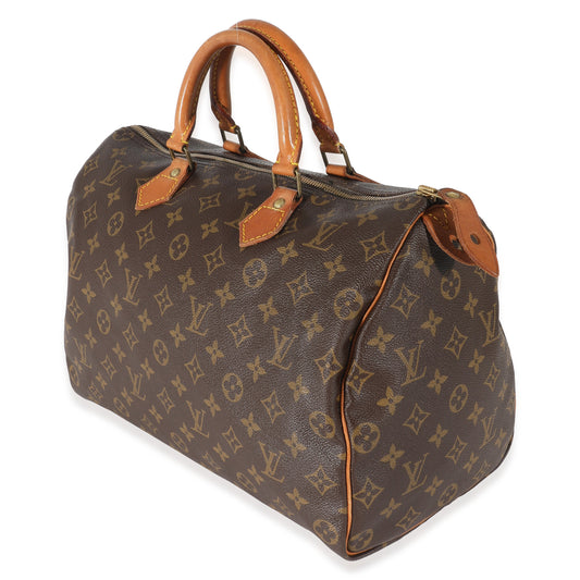 Louis Vuitton Louis Vuitton Monogram Canvas Speedy 35