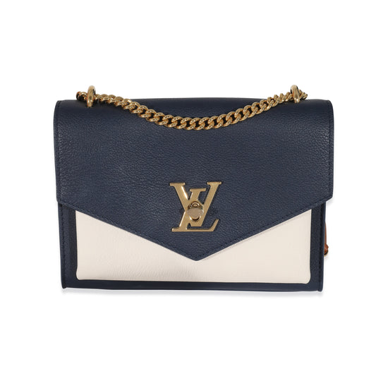 Louis Vuitton Louis Vuitton Tricolor Grained CalfSkin Leather MyLockMe Chain Bag