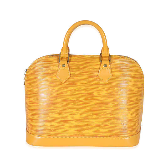 Louis Vuitton Louis Vuitton Tassil Yellow Epi Alma PM