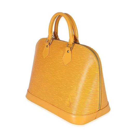Louis Vuitton Louis Vuitton Tassil Yellow Epi Alma PM